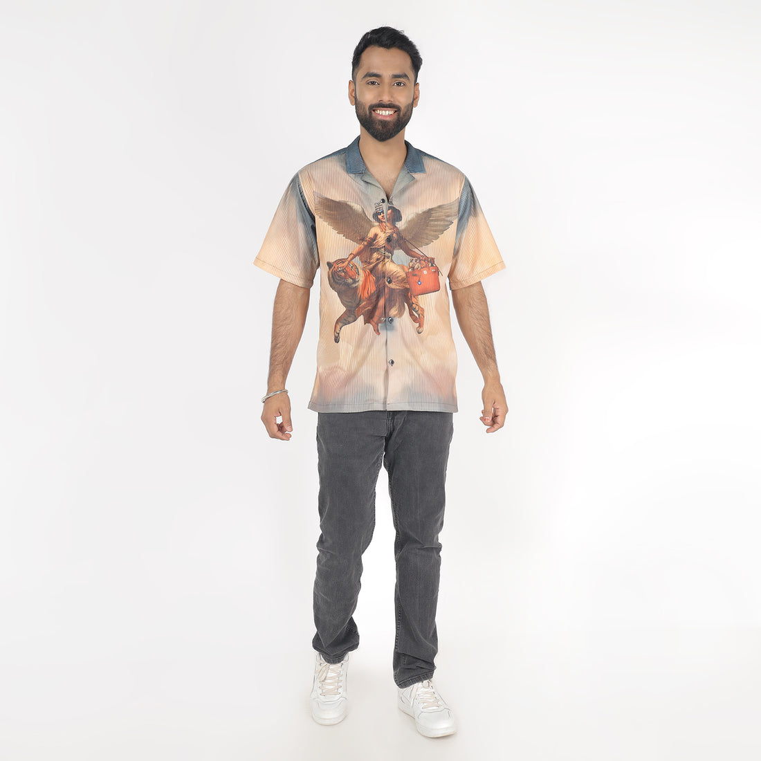 Men Loose Fit with Funky Shirt