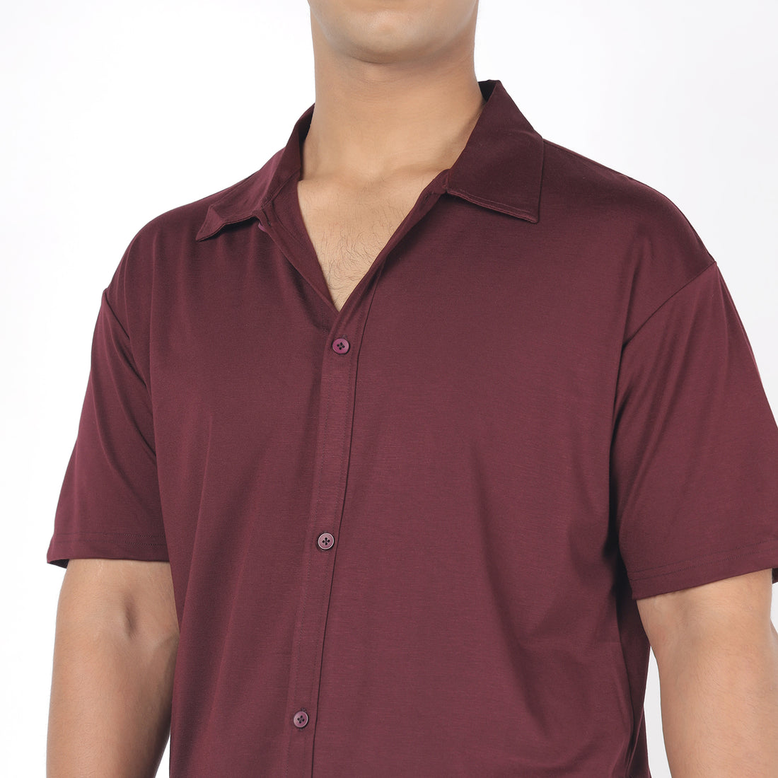 Maron Smart Casual Shirts