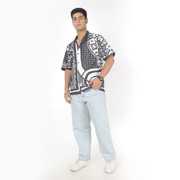 Men Floral Funky Shirt