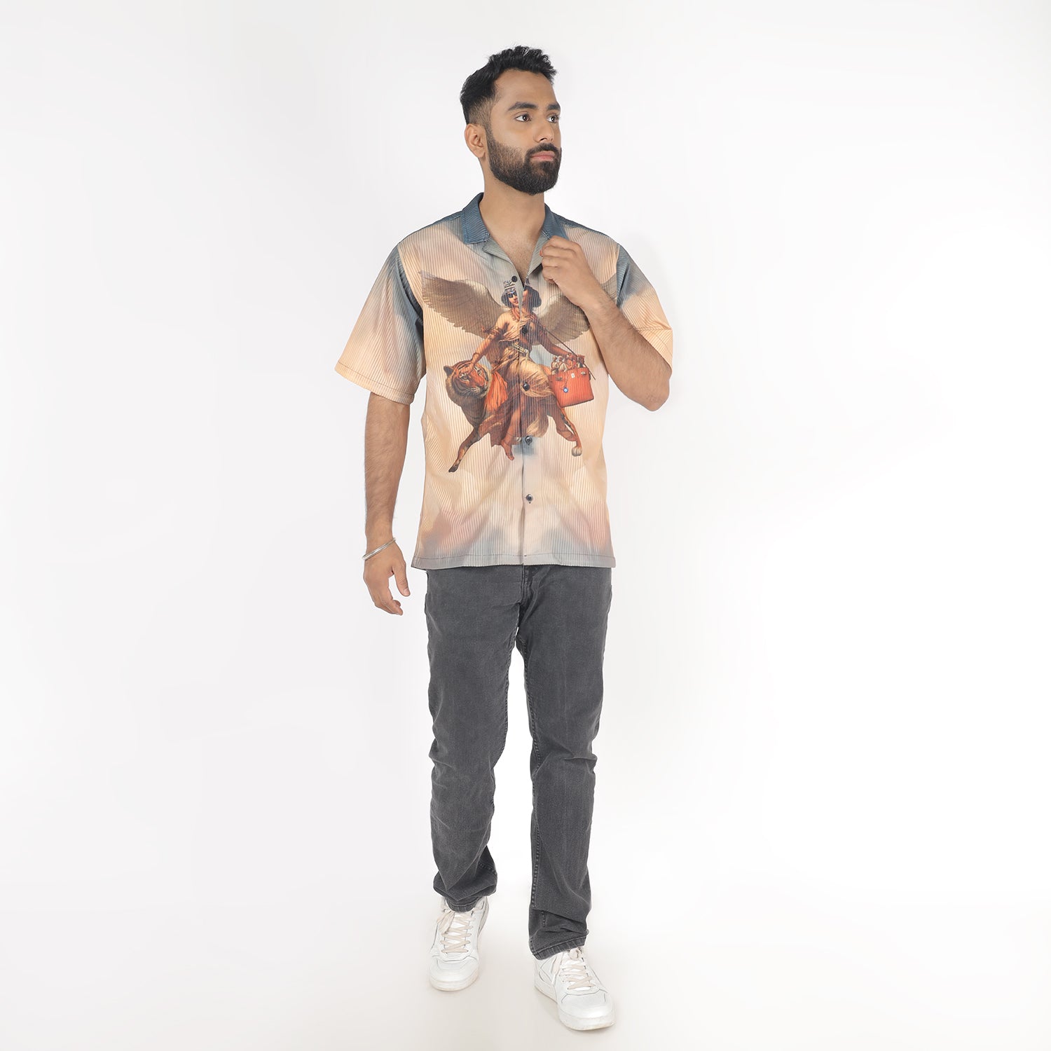 Men Loose Fit with Funky Shirt