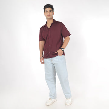 Maron Smart Casual Shirts