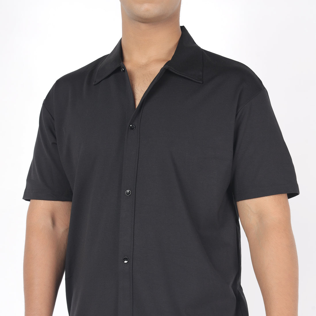 Black Smart Casual Shirts