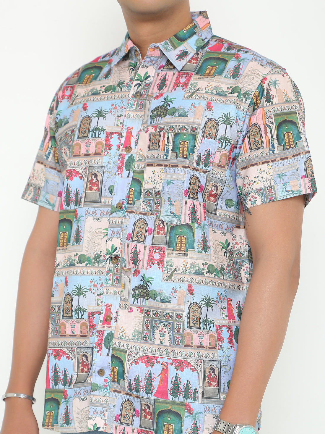 Multi Giza Gennaro Printed Casuals Shirt