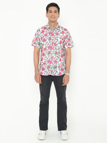 Multi Giza Gennaro Printed Casuals Shirt